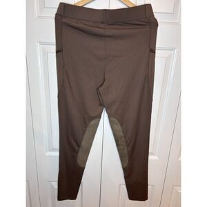 Santiny Riding Pants Womens Xl Brown Equestrian Breeches Leggings NWT